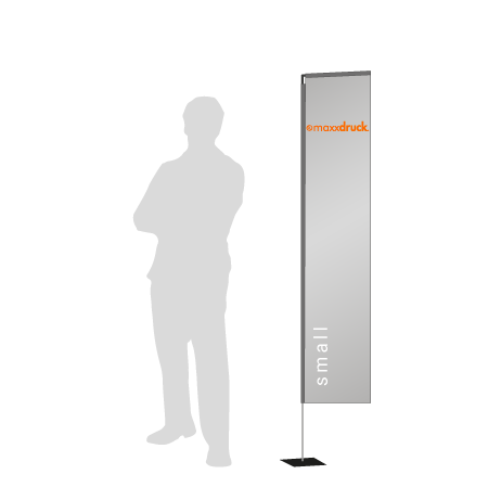 Beachflag Rechteck | Small (200 cm) | einseitig bedruckt